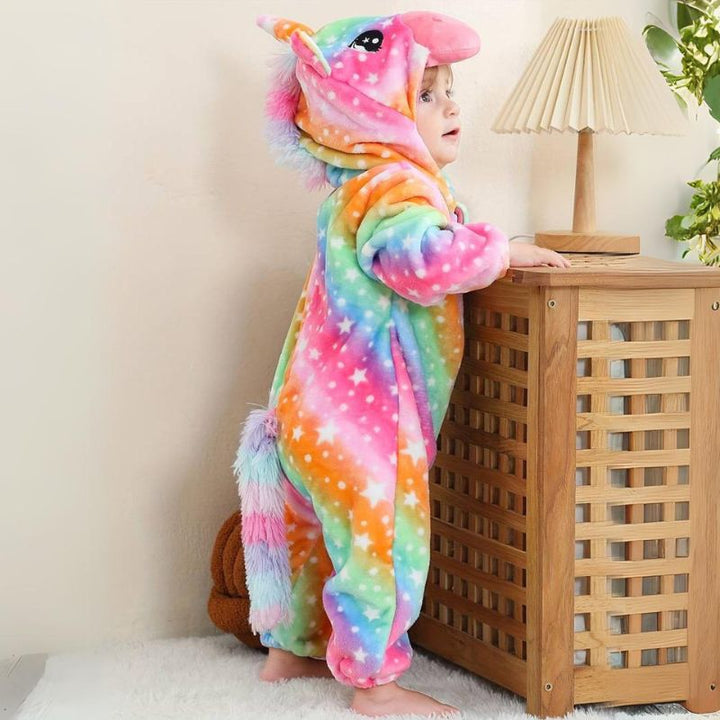 Toddler Jumpsuit Animal Theme Soft Cotton Hypoallergenic Fleece 7