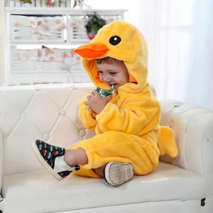 Toddler Jumpsuit Animal Theme Soft Cotton Hypoallergenic Fleece 9