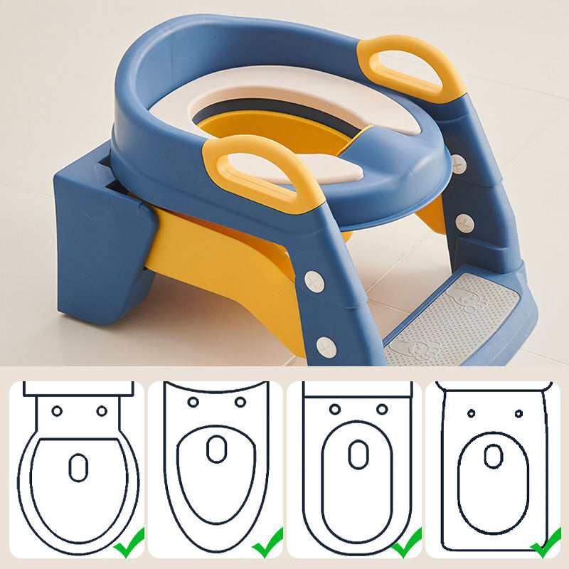 Toddler Potty Training Toilet Seat Adjustable Safe Plastic with Steps 7