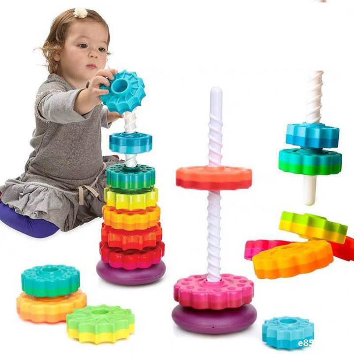 Toddler Stacking Tower - Twirl Tower 0
