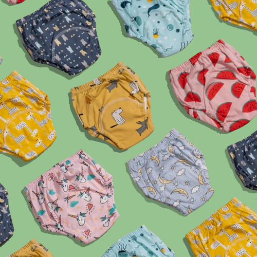 Toddler Training Pants Reusable Absorbent Cotton for Ages 1-4 Years 2