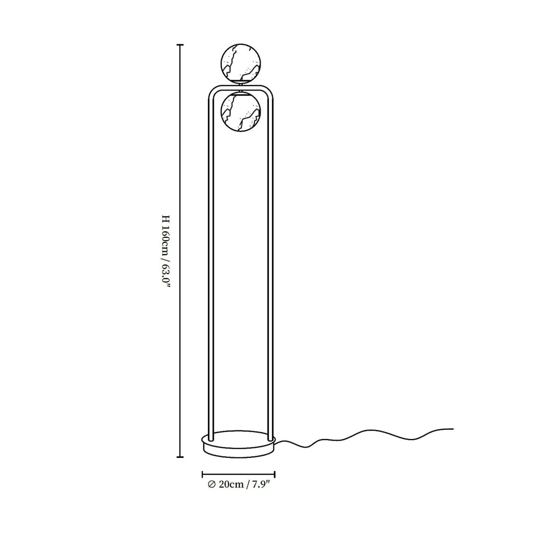 Torisca Alabaster Floor Lamp 3