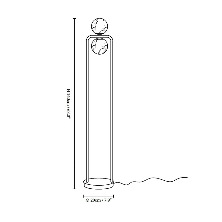 Torisca Alabaster Floor Lamp 3