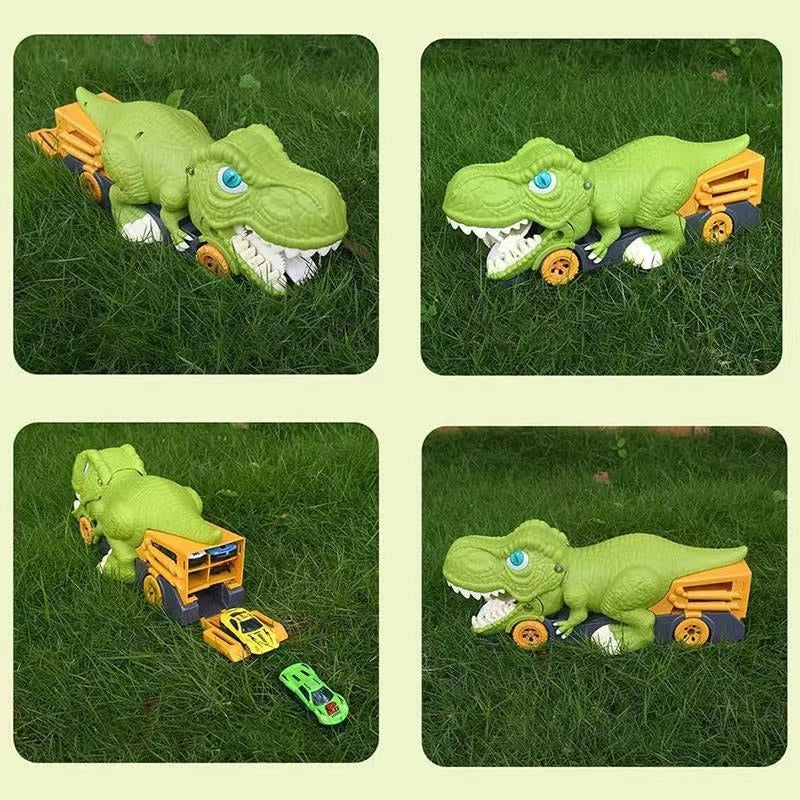 TrackRex – Dinosaur transport truck with car-eating function and rear exit 1
