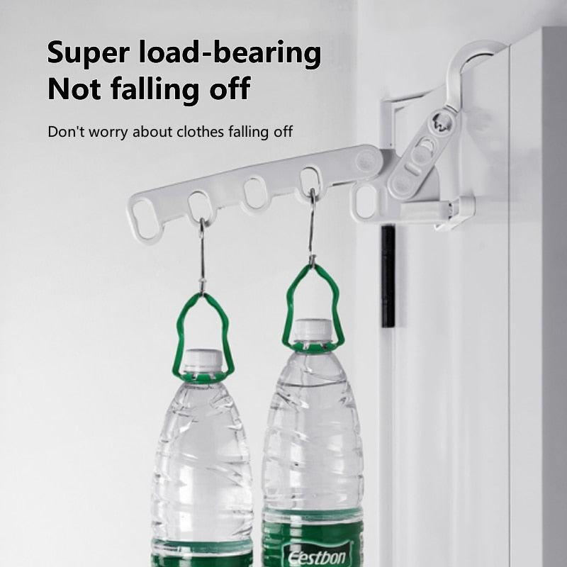 Travel Space Saver | Foldable Clothes Drying Rack with 5 Openings – Compact Organizer for Efficient Air Drying 2