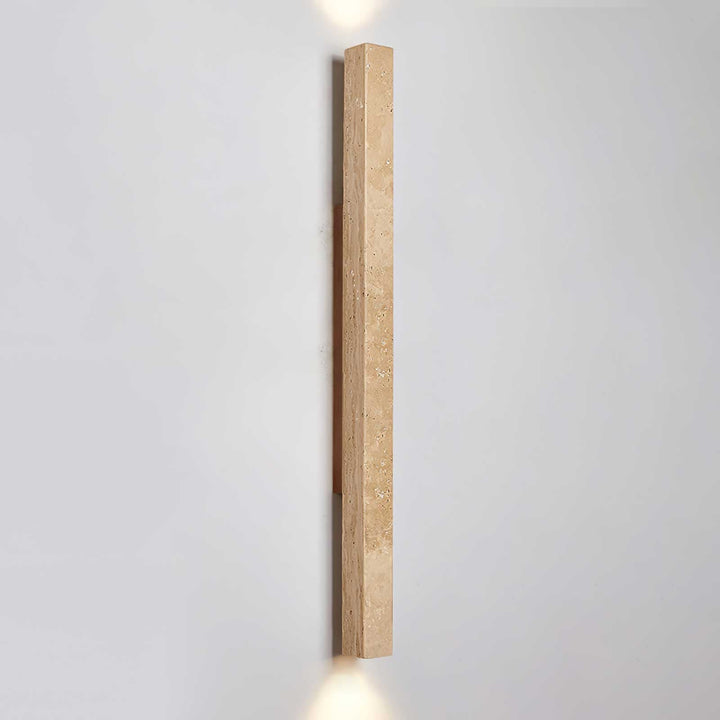 TravertineGlow | Elegant Minimalist Natural Stone Wall Sconce Light 13