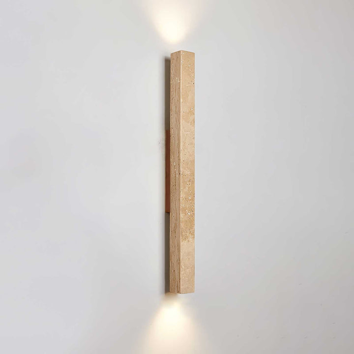 TravertineGlow | Elegant Minimalist Natural Stone Wall Sconce Light 15