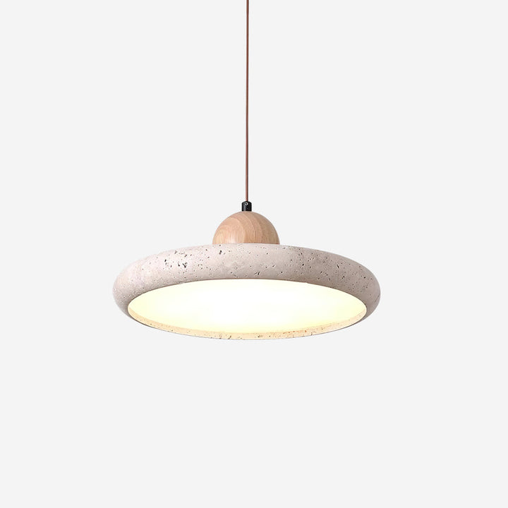TravertineGlow | Elegant Modern Globe Pendant Light for Kitchen Décor 2
