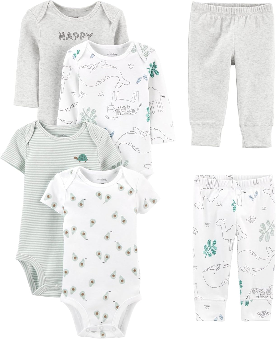 Unisex Baby 6-Piece Clothing Set 3