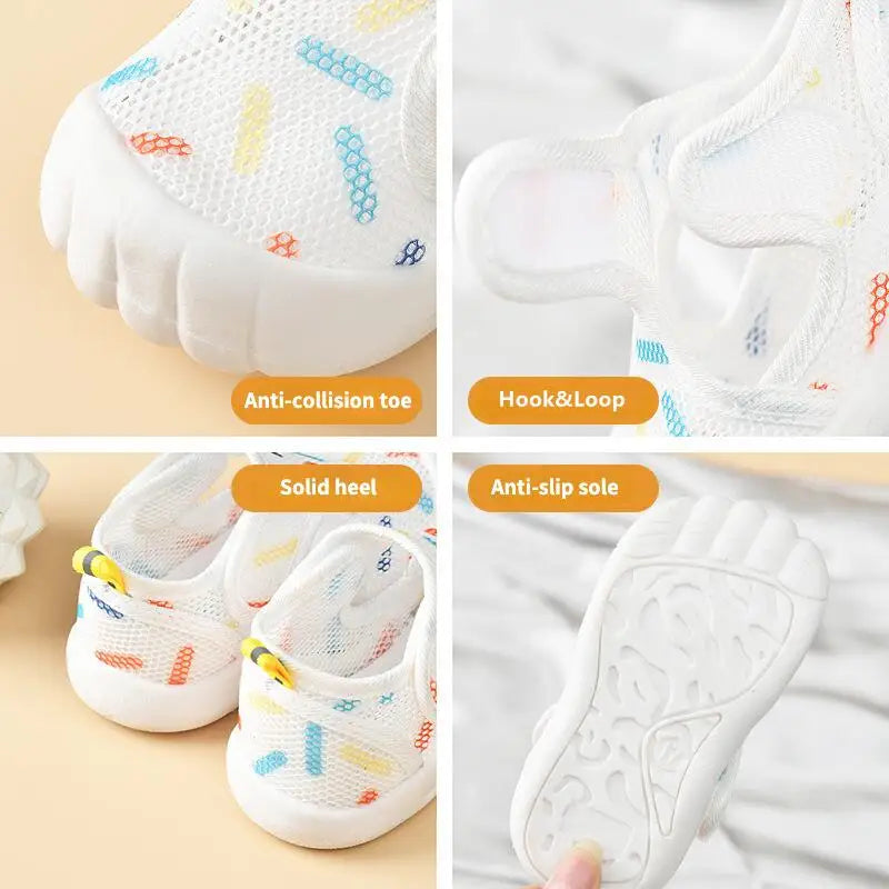 Unisex Babysandalen Eerste Stapjes Ademend Lichtgewicht Antislip Rubber 2
