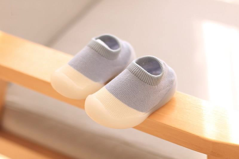 Unisex Babyschoentjes Eerste Stapjes Flexibele Zool Ademend Katoen Maat 0-4 Jaar 0