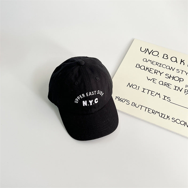 Unisex Baseball Pet NYC Verstelbaar Katoen voor Kinderen 1-7 Jaar 0