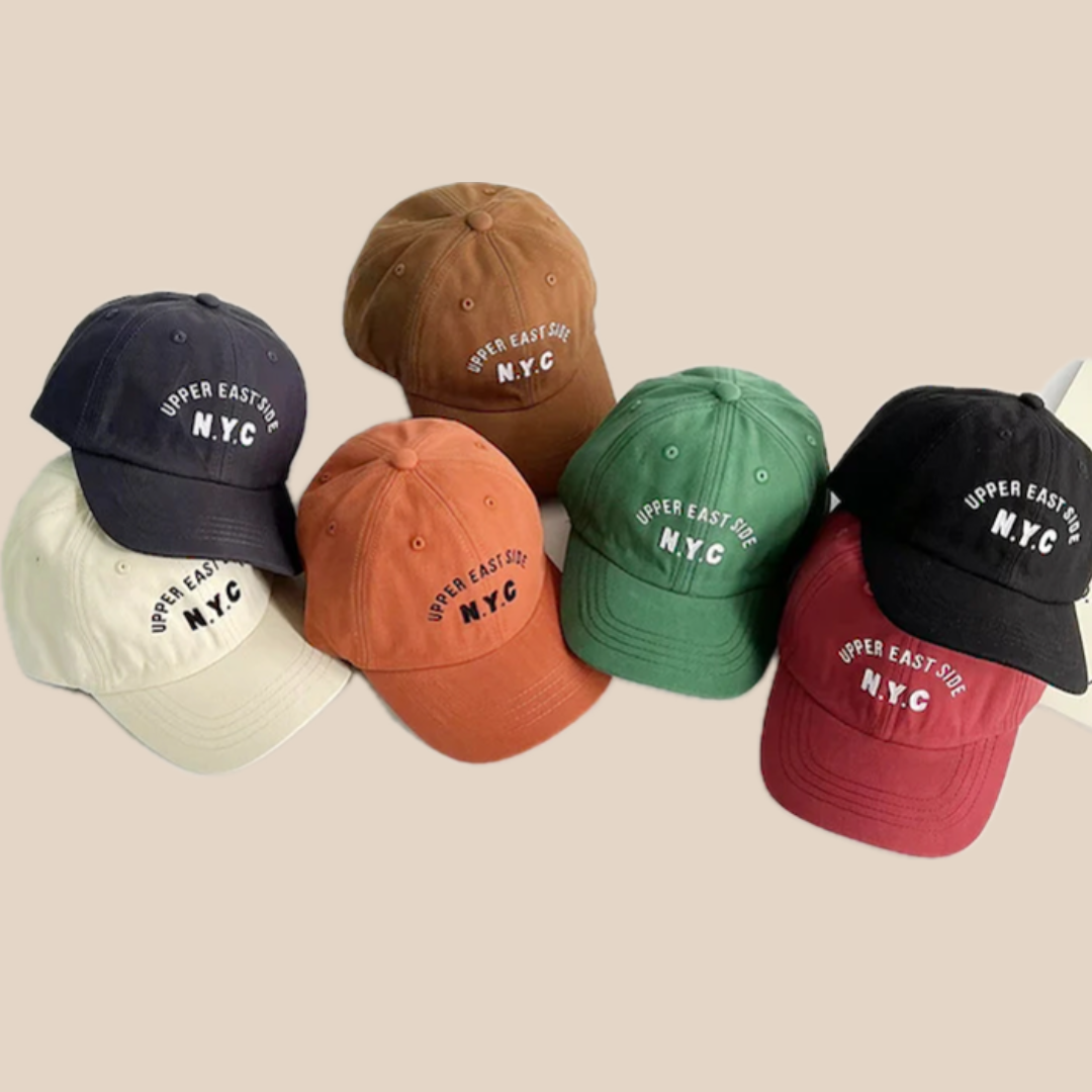 Unisex Baseball Pet NYC Verstelbaar Katoen voor Kinderen 1-7 Jaar 1