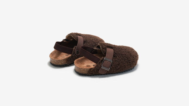 Unisex Instappers Schapenvacht Beige/Bruin Comfortabel Voor Kinderen Maat 20-34 5