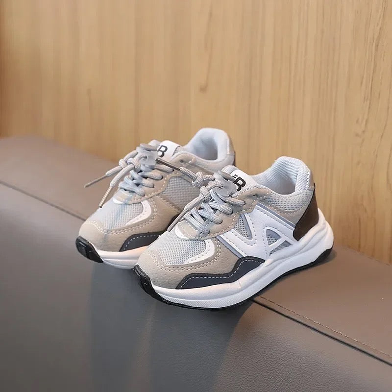 Unisex Kids Sneakers Breathable Lightweight Lace-Up Size 21-28 2