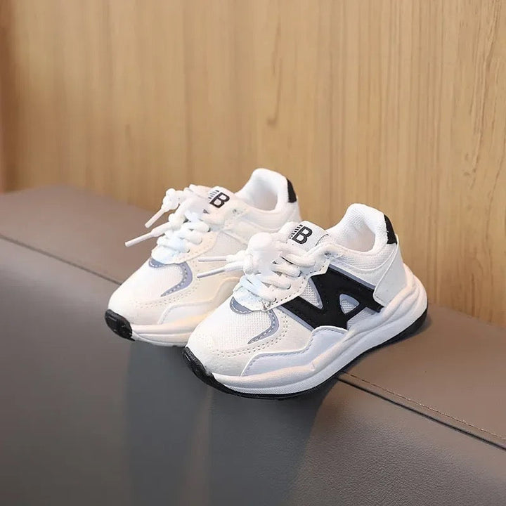 Unisex Kindersneakers Ademend Lichtgewicht Vetersluiting Maat 21-28 3