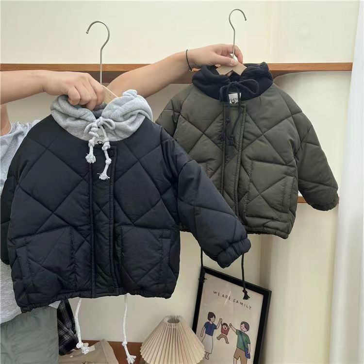 Unisex Quilted Hoodie Jacket Cozy Cotton for Ages 0-6 0