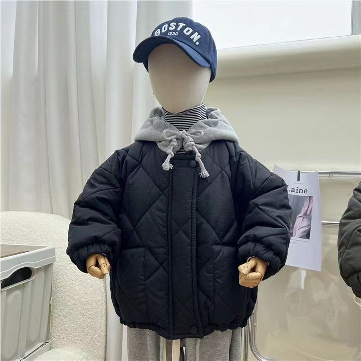 Unisex Quilted Hoodie Jacket Cozy Cotton for Ages 0-6 2