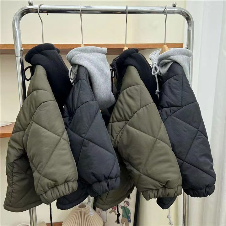 Unisex Quilted Hoodie Jacket Cozy Cotton for Ages 0-6 3