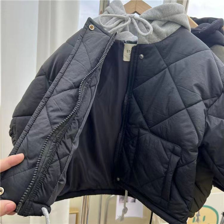 Unisex Quilted Hoodie Jacket Cozy Cotton for Ages 0-6 7