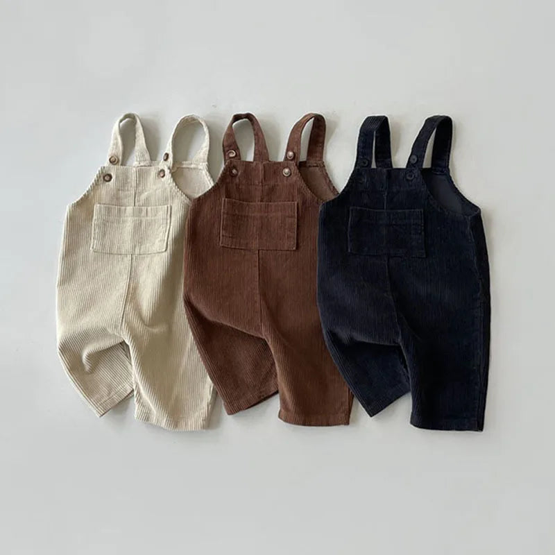 Unisex Tuinbroek Katoen Verstelbare Schouderbanden Zwart Bruin Beige 2