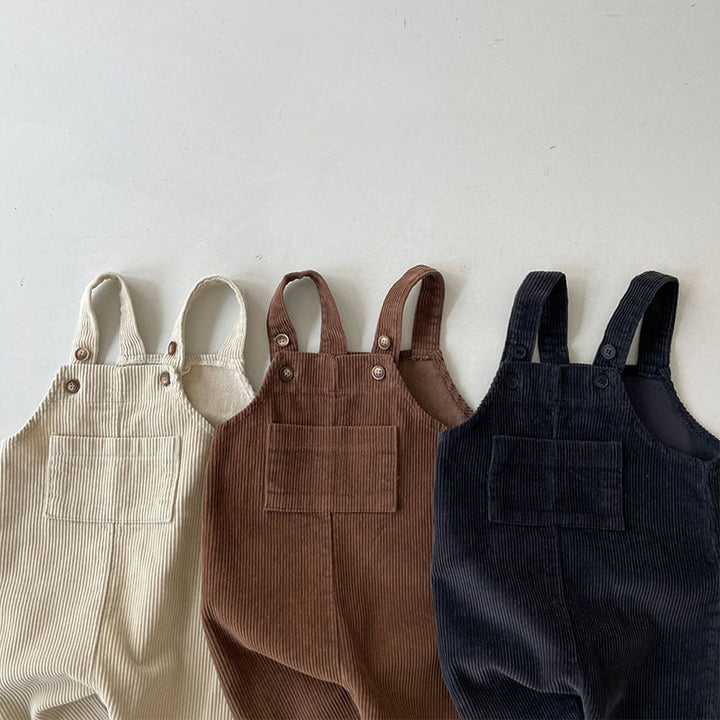 Unisex Tuinbroek Katoen Verstelbare Schouderbanden Zwart Bruin Beige 5