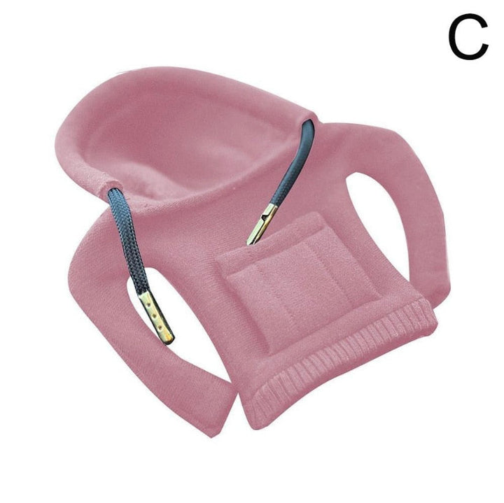 Universal Gear Knob Cover | Stylish Fleece Hoodie Design for Vehicle Interior Enhancement 10