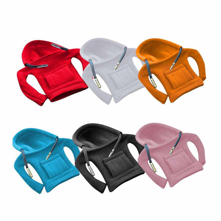 Universal Gear Knob Cover | Stylish Fleece Hoodie Design for Vehicle Interior Enhancement 4