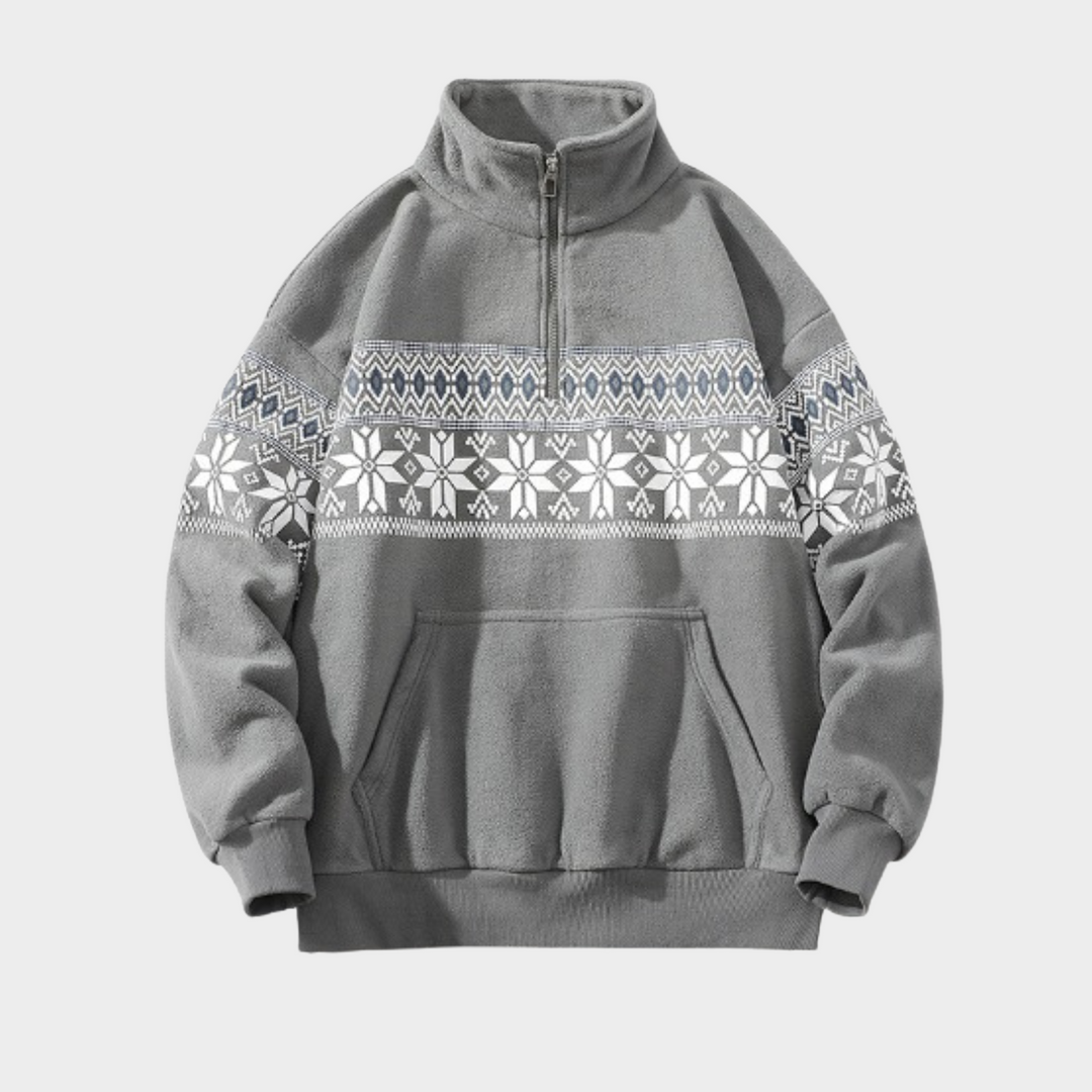 Oslo Nordic Zip Sweater