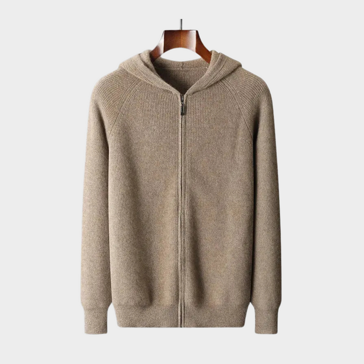 Cashmere Zipped Hoodie