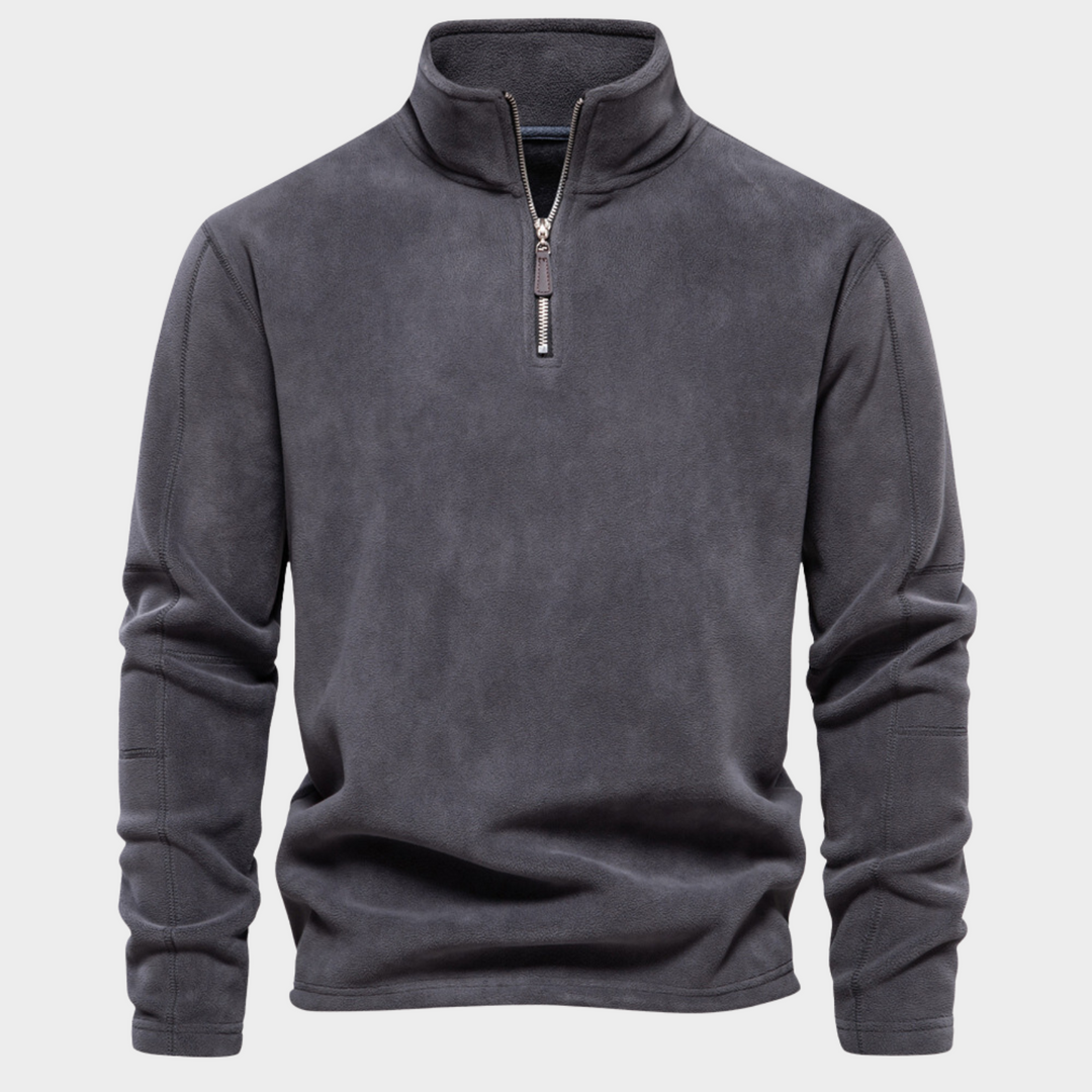 Warm &amp; Stylish Men's Zip Sweater