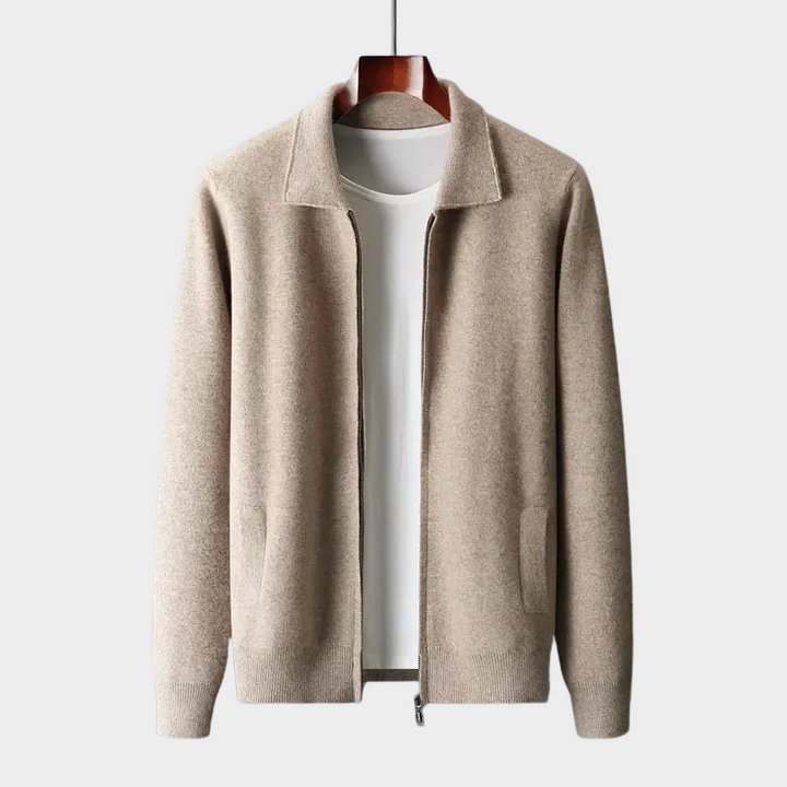 Zipped Cashmere Vest