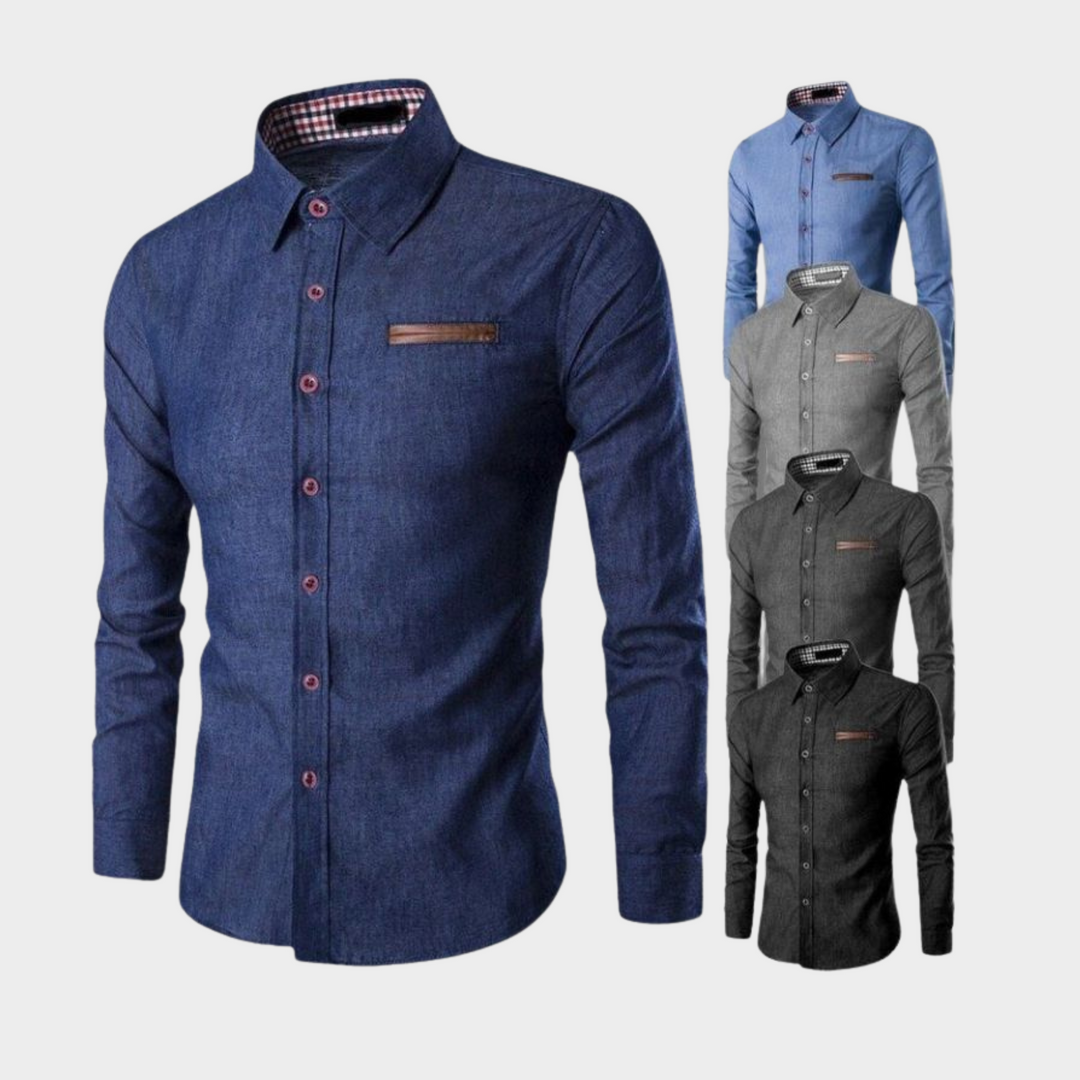 Made Gents | Denim Blouse | 50% Discount