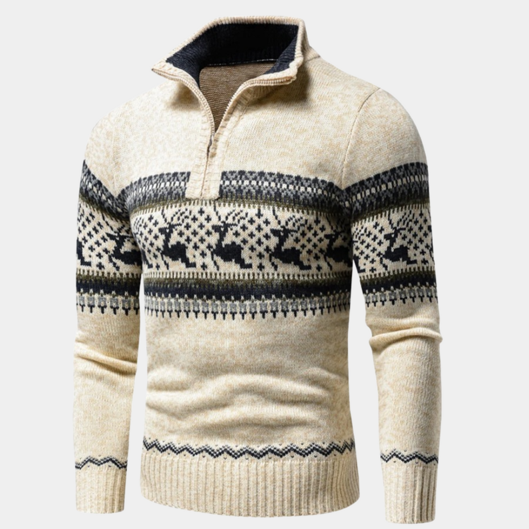 Scandinavian Zip Sweater