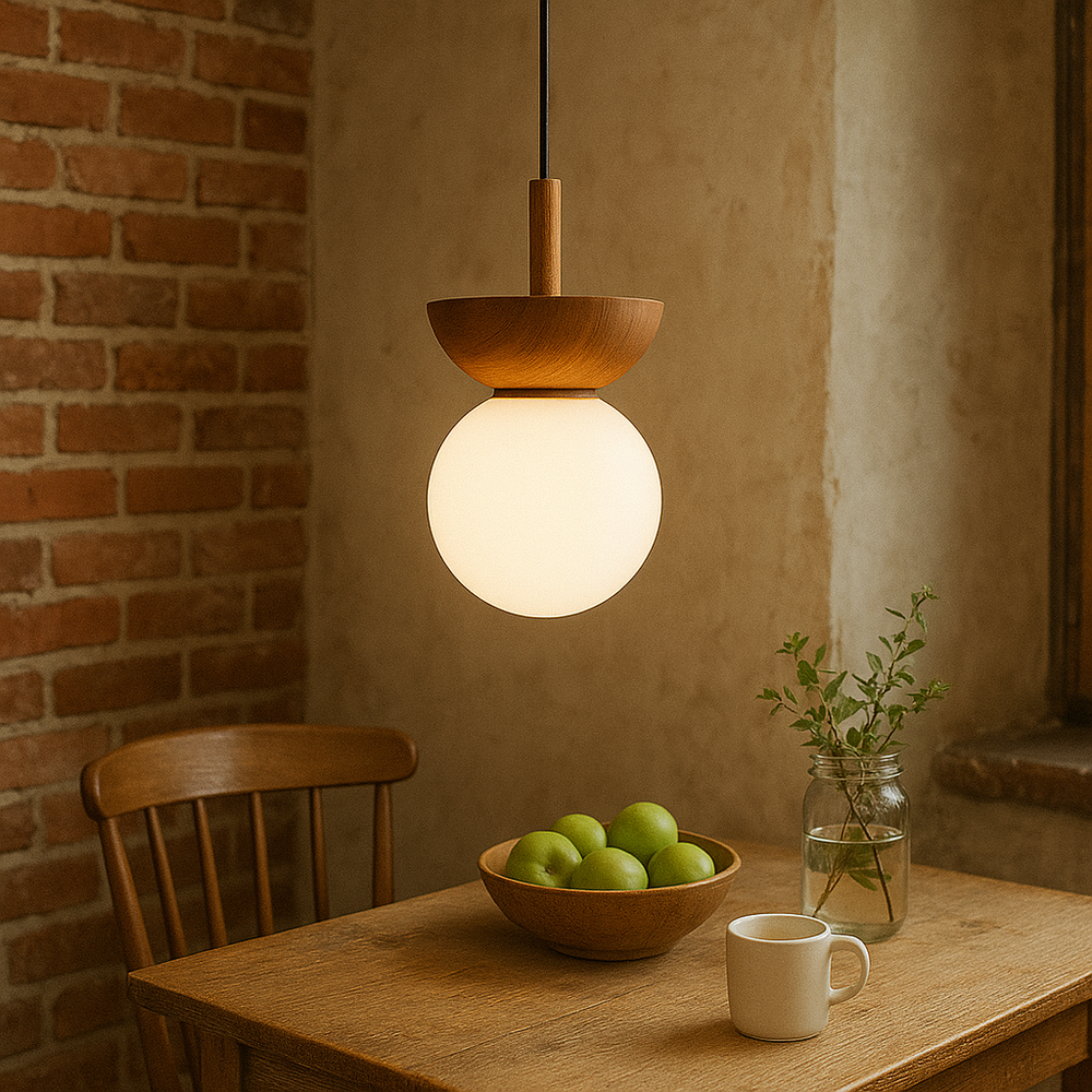 Valura | Japandi Pendant Lamp with Natural Minimalist Design 1