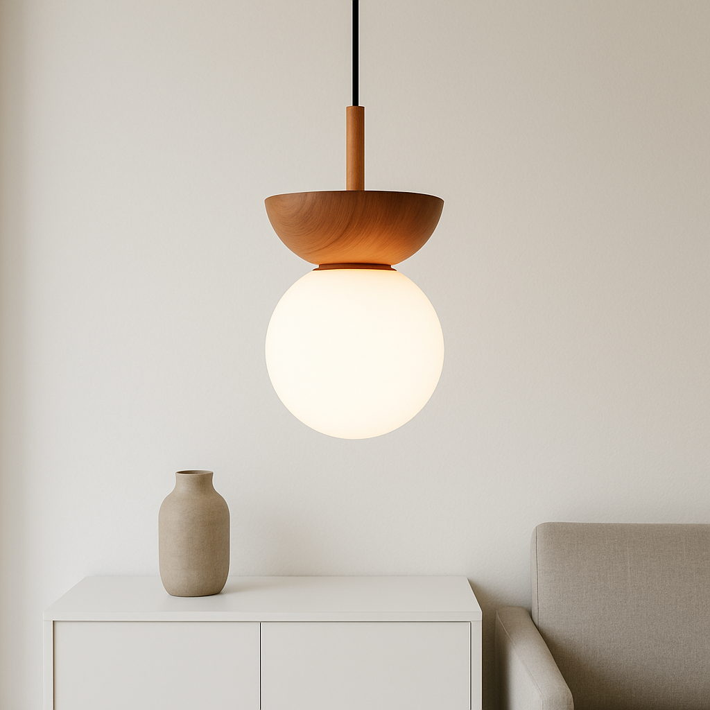 Valura | Japandi Pendant Lamp with Natural Minimalist Design 5