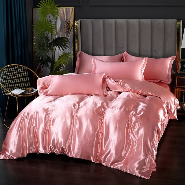 VelvaSleep – Premium Satin Bedding Set for Elegant Nights 1