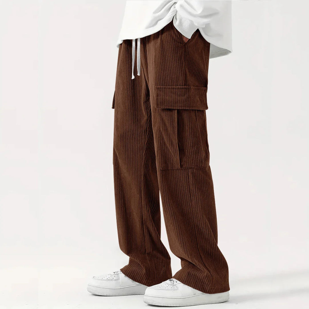 VelvetEase | Comfortable Relaxed Fit Corduroy Trousers for Men 2