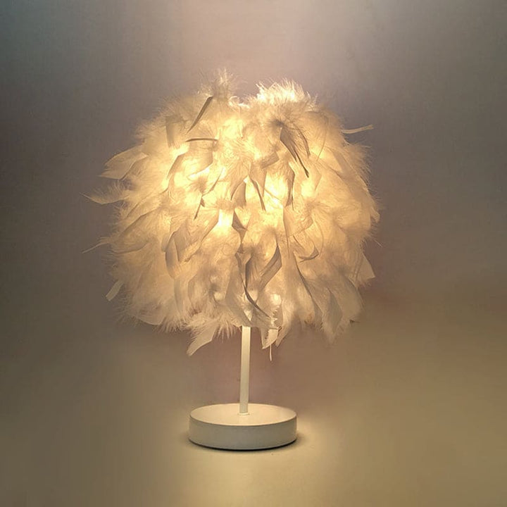 VelvetGlow - Feather Globe Accent Lamp 7