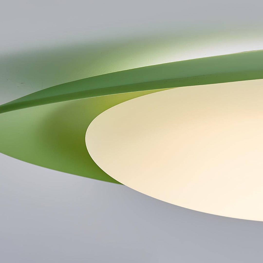 VerdantGlow | Stylish Organic Leaf LED Ceiling Light Fixture for Dining Room 4