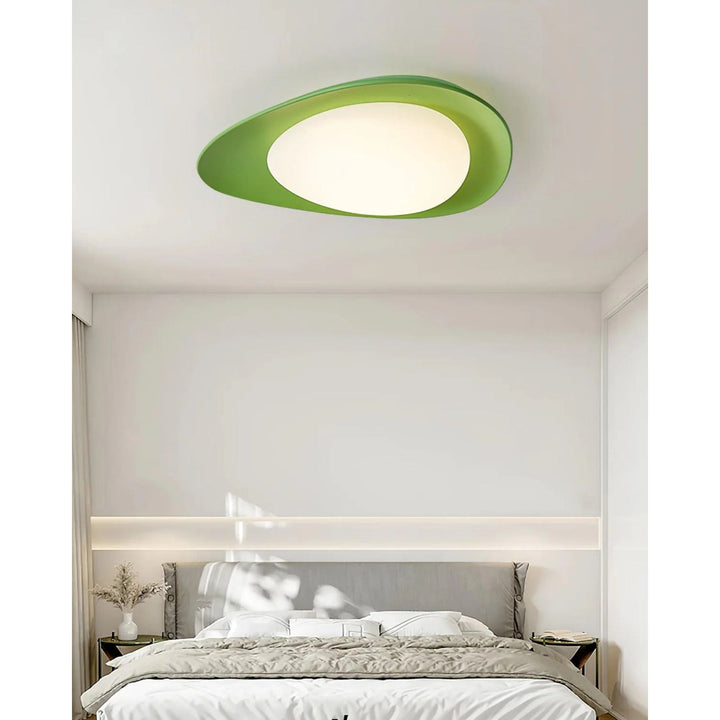VerdantGlow | Stylish Organic Leaf LED Ceiling Light Fixture for Dining Room 6