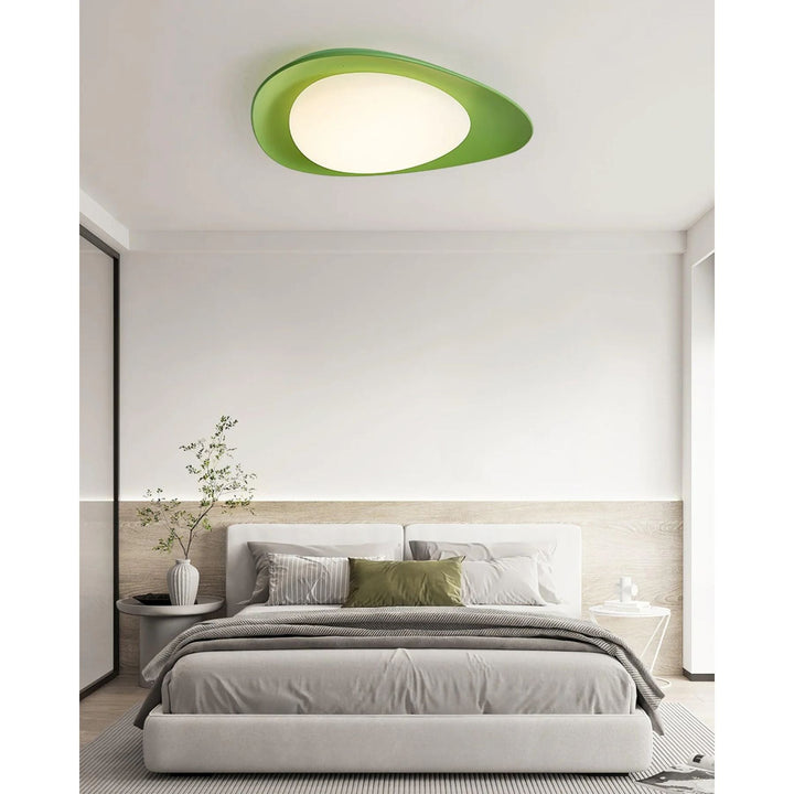 VerdantGlow | Stylish Organic Leaf LED Ceiling Light Fixture for Dining Room 8