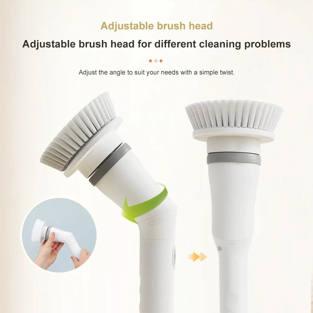 Versatile Cordless Electric Cleaning Brush with Adjustable Speed – Eco-Friendly Solution for Effortless Cleaning 2
