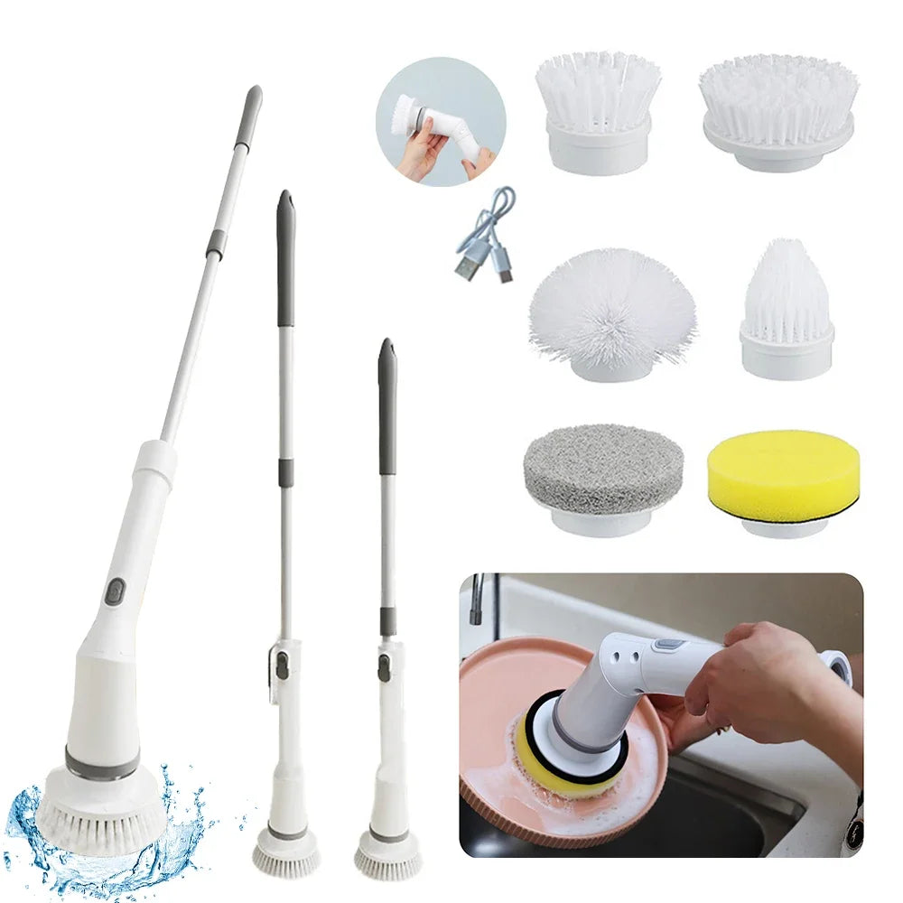 Versatile Cordless Electric Cleaning Brush with Adjustable Speed – Eco-Friendly Solution for Effortless Cleaning 3