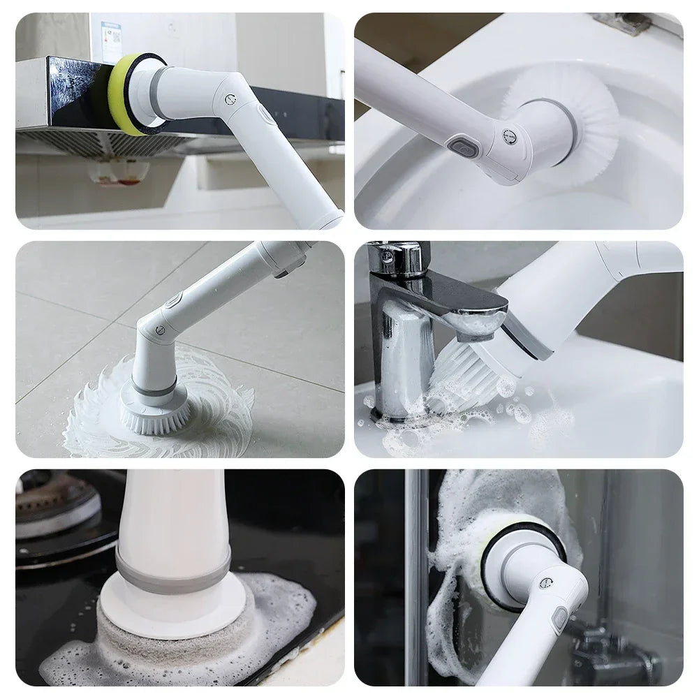 Versatile Cordless Electric Cleaning Brush with Adjustable Speed – Eco-Friendly Solution for Effortless Cleaning 4