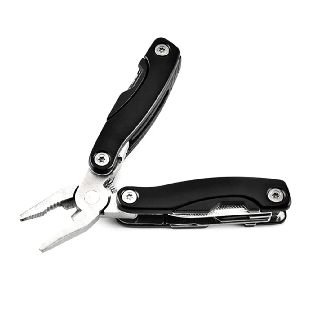Versatile Stainless Steel Multifunctional Pliers with Ergonomic Design – Compact Tool for Outdoor Adventures 0