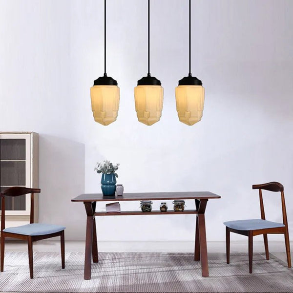 Vinvao Milk Glass Pendant Lamp 8