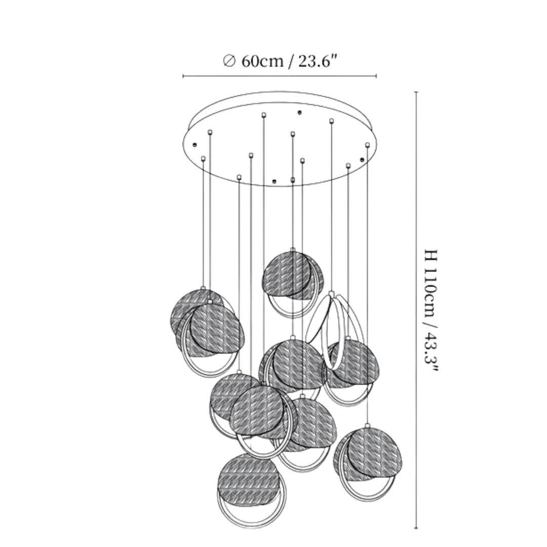 Volimeza Ring Shape Pendant Lamp 3