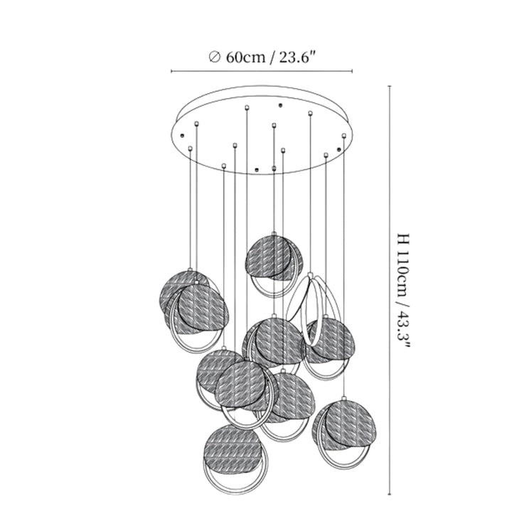 Volimeza Ring Shape Pendant Lamp 3