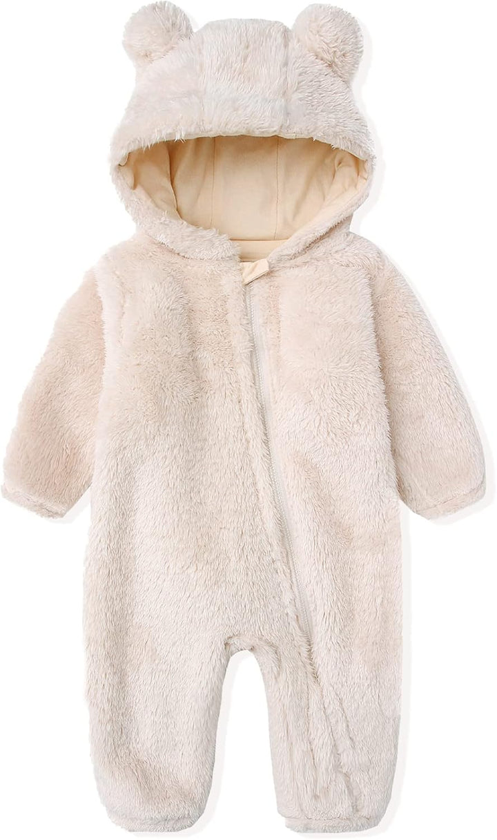 Warm Baby Romper with Hood 0